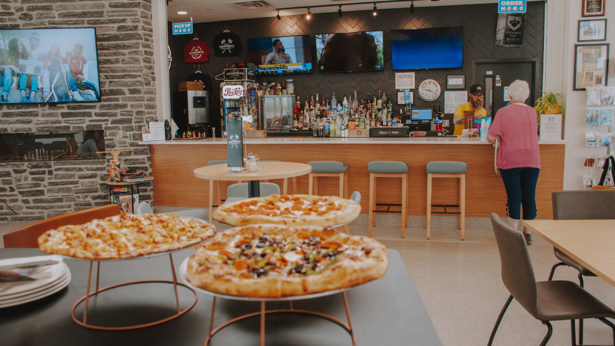 Danger Von Dempsey’s restaurant located inside Watertown Regional Airport